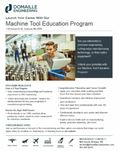 Machine Tool Tuition Reimbursement Program